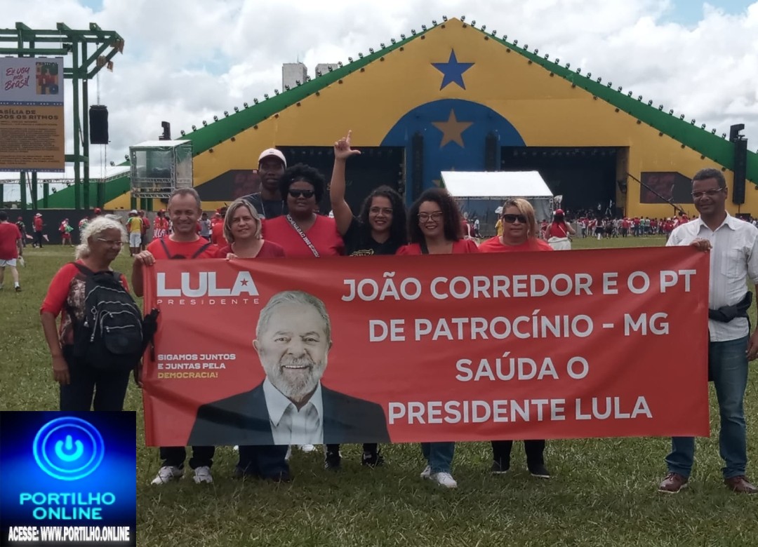 👉✍👍👏🙌🚀🙏2⃣0⃣2⃣3⃣CARAVANA DE PATROCINENSES DO PARTIDO DOS TRABALHADORES NA POSSE DO PRESIDENTE LULA.