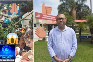 👉🌩⛈😮🌳😳🚀😪😔🏠🏡👉👏🤙✍🙌👏👏APÓS TEMPORAL, O VEREADOR E SECRETÁRIO DO SOCIAL PASTOR ALÉRCIO RIBEIRO, VAI FAZER VISITAS NAS CASA DAS FAMÍLIAS.