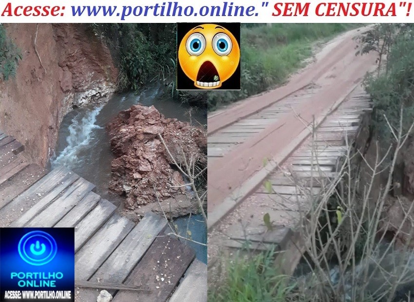 😱😳🌧🌨✍👍🚜🚜🚜PONTE NA REGIÃO DE BOQUEIRÃO PODE CAIR A QUALQUER MOMENTO!!!