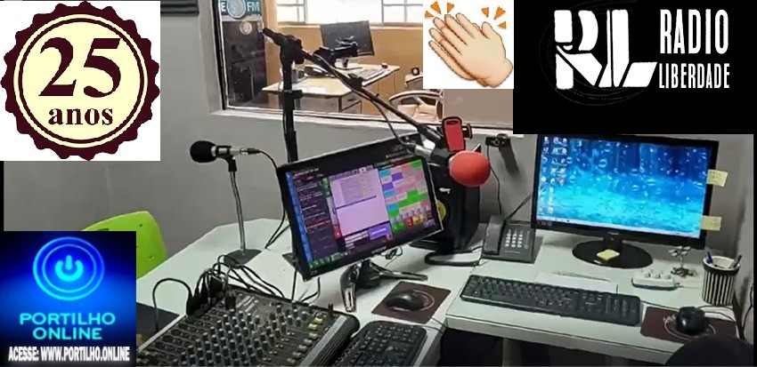 👉👉👍👍👏🎖🎖🏆🎈2⃣5⃣▶( Rádio Liberdade FM 104,9 completa 25 anos de funcionamento)