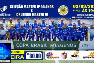 👉🏆🏅🤙👏⚽🎱⚽HOJE: CRUZEIRO MASTERS EM COMEMORAÇÃO AOS 50 ANOS DE FUNDAÇÃO DO JP.