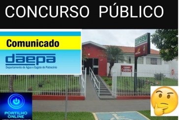 👉📢🤔⚖🧐🙄💰💶💷✍👍PREFEITO CONFIRMOU CONCURSOS PARA O DAEPA E IPSEM. QUAL A EMPRESA QUE VAI APLICAR AS PROVA$$$?