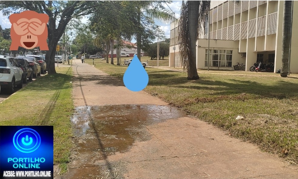 👉👀🧐🙄💦ÁGUA BROTA HÁ MESESSSSS COM ” JUSTIÇA”, BEM EM FRENTE AO ⚖FÓRUM DE PATROCÍNIO!!!