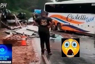 👉ACIDENTE FATAL!!!😱🚨📢🚨🚒🚑⚰⚰😔😪 Motorista de caminhão morre em acidente com ônibus na BR 365 em Patos de Minas