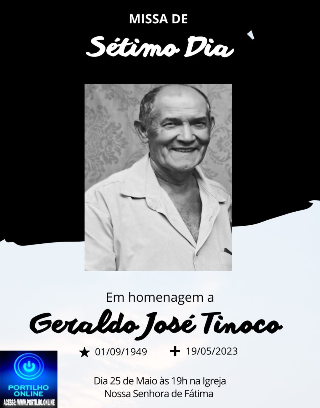 MISSA DE 7 (sétimo)👉🙌😪⚰🕯🙏Missa de sétimo dia!  A família dO Sr. Geraldo José Tinoco … FUNERÁRIA FREDERICO OZANAM INFORMA…