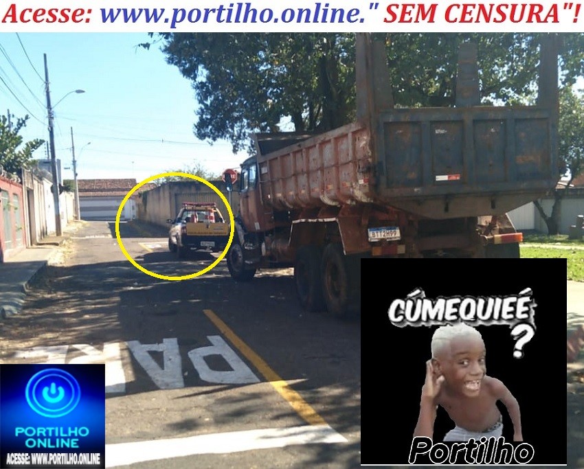 👉CHAMA O GUINDASTE…📢🤔😡🤬🧐🚔✍⚖👎👀Meu amigo Portilho, coloca aí…  O SESTRAM já esteve no local e não achou o condutor ou o proprietário.