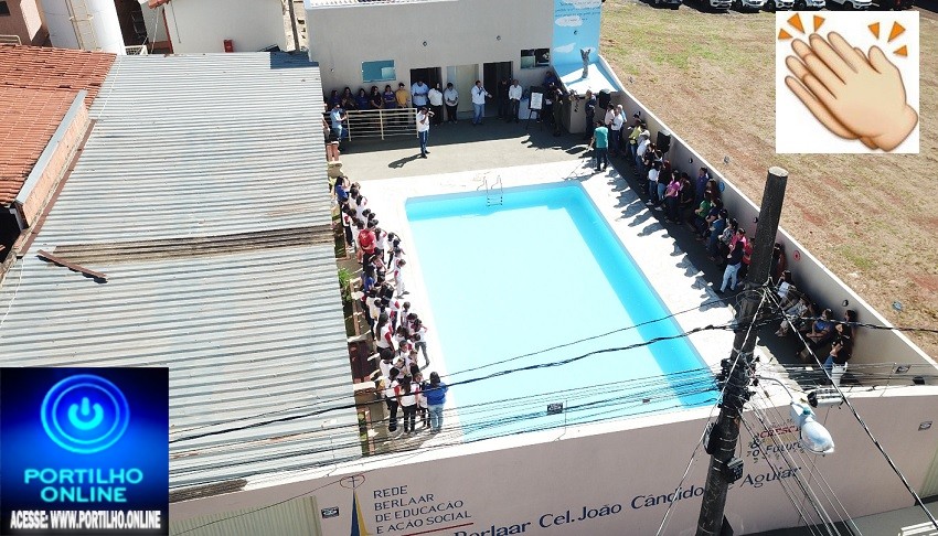 👉👏👍🙌🙏✍👏👏👏Governo Municipal inaugura reforma da piscina do Patronato Cel João Candido De Aguiar