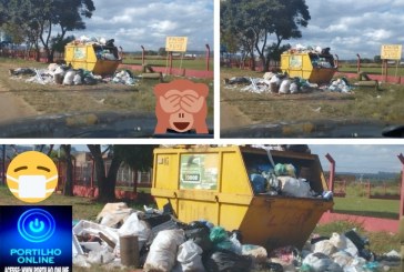 👉? TEJUCO🤢🤮💩👎📢😱🧐🕵🔎Portilho posta aí a caçamba de lixo comunidade de Tejuco  se Não está recolhendo o lixo.