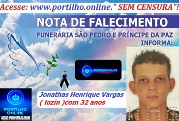 👉 LUTO!!! ⚰🕯😔🎥👀😪⚰🕯😪👉😱😭😪⚰🕯😪 NOTA DE FALECIMENTO … Faleceu ontem em Patrocínio Jonathas Henrique Vargas ( lozin )com 32 anos… A FUNERÁRIA SÃO PEDRO E VELÓRIO PRÍNCIPE DA PAZ INFORMA…