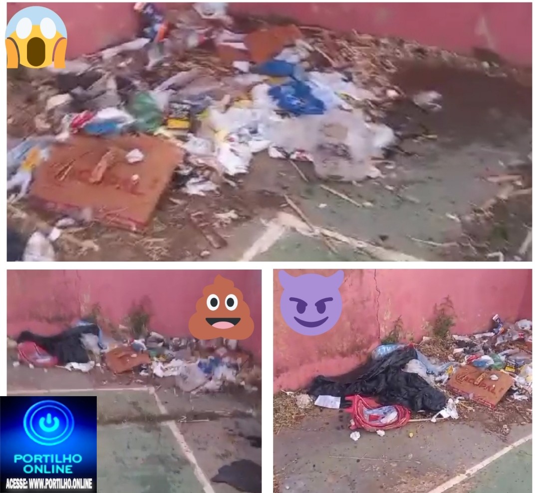 👉ESPIA O VÍDEO…📢😱🏸⚽🏈OLHA SÓ O ESTADO DE ABANDONO DA PRIMEIRA QUADRA DE ESPORTES DO BAIRRO ENAS🧐👎🤜👊🤛👀🤢🤮