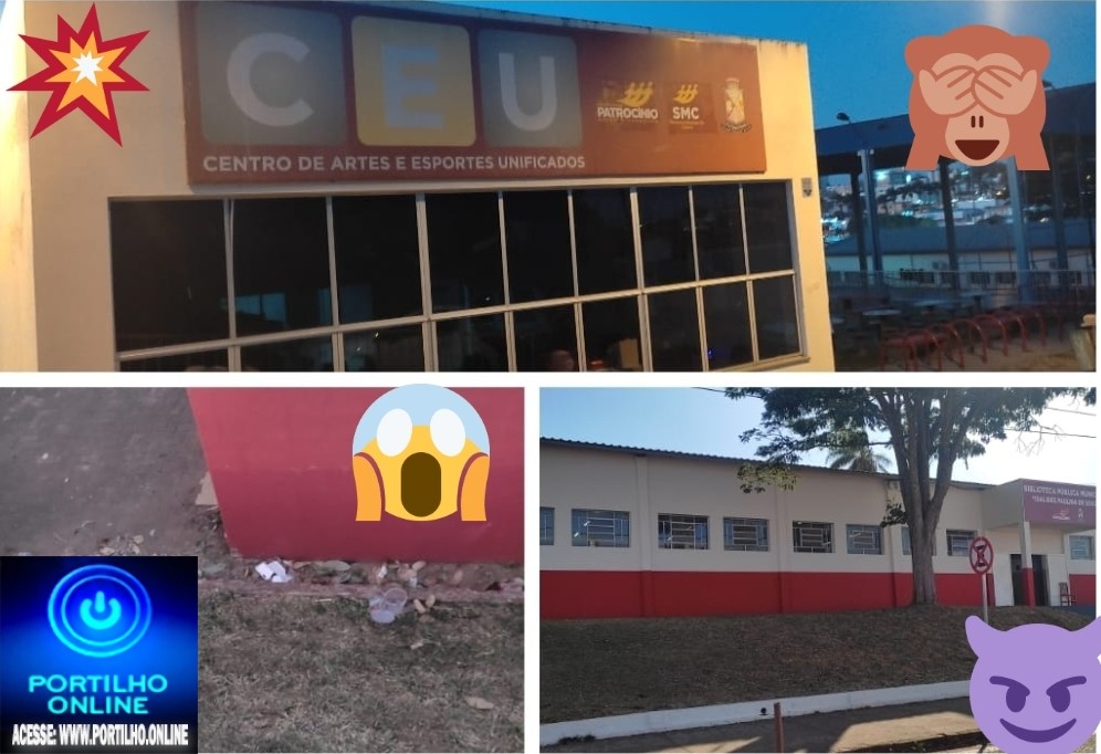 👉😮🧐🤢🤮🤧🙄 FALTA DE LIMPEZA NO “CEU DAS ARTES” QUEM SÃO OS RESPONSAVEIS???