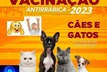 👉📢📢📢📢🕵️‍♀️🔍👏🙏🤝🙌👍👍PREFEITURA INFORMA….Inicia amanhã a vacinação antirrábica de cães e gatos na área rural do município