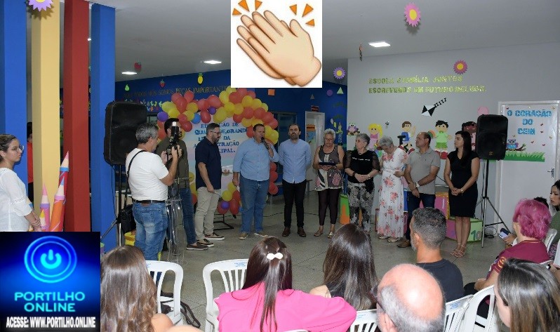 👉📢🙌👍🤝NOTÍCIASSSSS DA PREFEITURA…..Governo Municipal inaugura Centro de Educação Infantil “Professora Olga Barbosa”