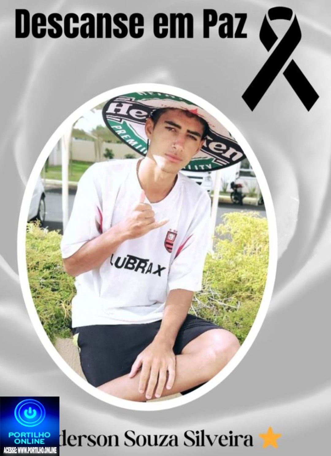 LUTO!!!🕯😪👉😱😭😪⚰🕯😪 NOTA DE FALECIMENTO … Faleceu hoje em Patrocínio acidente de moto o jovem… Geanderson Souza Silveira de 22 anos natural da cidade de Janaúba … A FUNERÁRIA SÃO PEDRO E VELÓRIO PRÍNCIPE DA PAZ INFORMA…