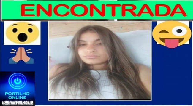 👉👍👏🙏🙌👊🙌 ADOLESCENTE ENCONTRADA!!! Isabele Guirado Florêncio dos Santos 13 anos.