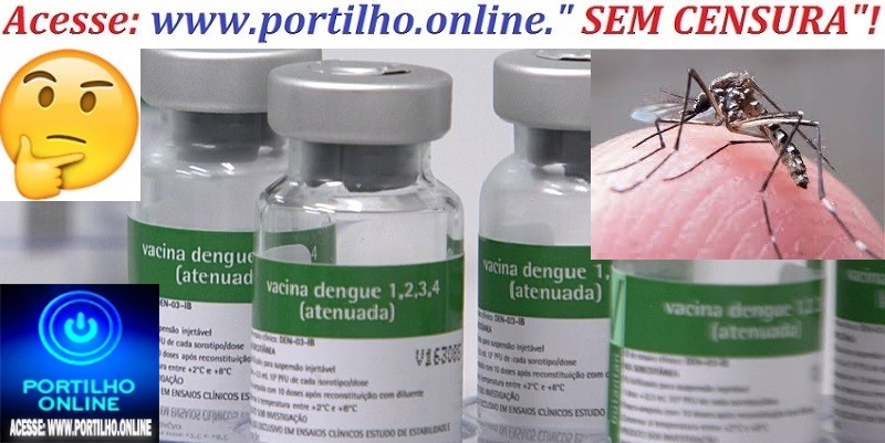 ⁉❓🤔📢💊🔬🔭💉🌡💉💉💉💉Ainda sem previsão, Patrocínio aguarda liberação para vacinação contra Dengue