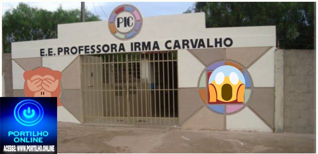 👉📢😠😡🐀🦂🐸🕷🕸🦂🐀Portilho faz uma matéria sobre a escola municipal Irma Carvalho lá tá um mato que só, um perigo pras crianças