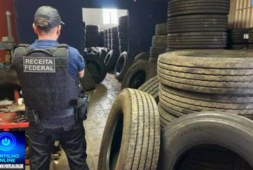 👉😱⚖👀💣💥🚨📢🚔🚔🚓OPERAÇÃO Vídeo: Suspeitos são presos com mais de 300 pneus irregulares em operação em MG
