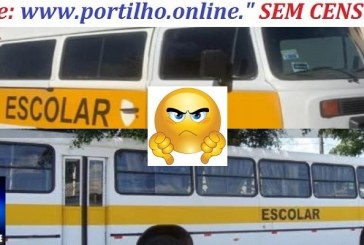  👉📢👿😡🤬🚖🚃🚍🚌 👉😱🤔❓❔ Transporte pocilga escolar”!!!” Boa noite Portilho é uma vergonha isto daí> Portilho, Vai na Claudia e não resolvem nada só nus empurra-empurra” 