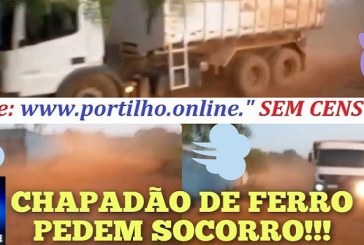 📢😡💨🌬🌪🤢😷🚨⚖🚜🚛🚚Moradores do povoado de Chapadão De Ferro reclamam da poeira infernal