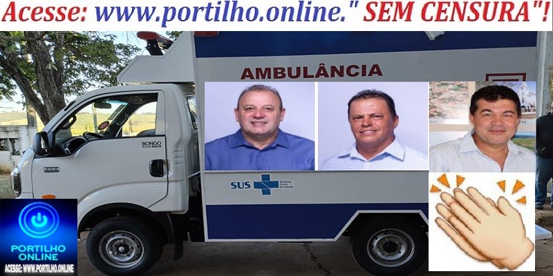 👉📢🤝👏👊👍🤝💉💊🔬🌡🔭Administração de Cruzeiro da Fortaleza Consegue Nova Ambulância para o Município