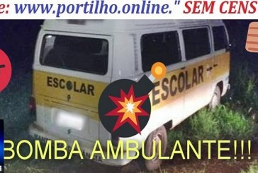 👉👊🚘🚒🚒😡😠🚍🚖BOMBA AMBULANTE!!!Bom dia Portilho Vou falar do trasporte da macaúba de baixo