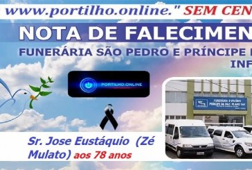 👉📢😪👉😱😭😪⚰🕯😪 NOTA DE FALECIMENTO …Faleceu em Oliveira-MG o Sr. Jose Eustáquio  (Zé Mulato) aos 78 anos… A  FUNERÁRIA SAO PEDRO E PRÍNCIPE DA 🕊PAZ🕊 🕊 INFORMA.