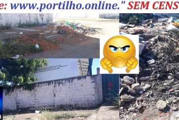 👉🤔👊❓😡💩🤢🤮👉”Bom dia Portilho! Queria que nos ajudássemos a postar essa situação deplorável que está a calçada da escola Dalva Stela de Queiroz