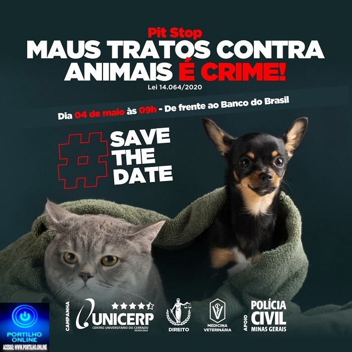 👉📢👏🤝👍🐼🐱🐹🐒🐴🐺🐄🐩🐕🐇Medicina Veterinária do Unicerp informa…Maus tratos contra animais é crime