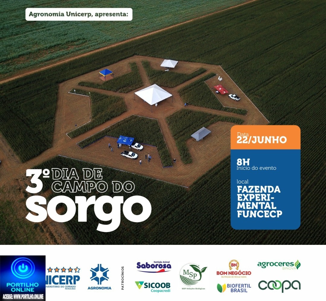 👉📢🤝👍👏🚜Unicerp vai sediar a 3ª edição do “Dia de Campo do Sorgo”