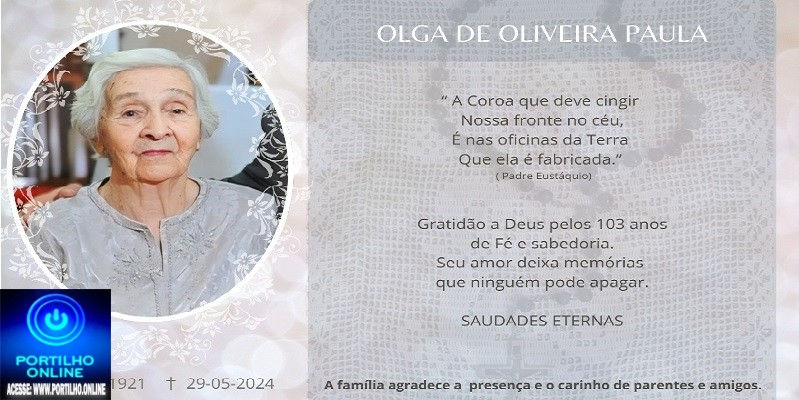 👉📢⛪🕍💒MISSA DE 7 (sétimo)👉🙌😪⚰🕯🙏Missa de sétimo dia! A família da Sra. Olga de Oliveira Paula (Olga Nunes. hoje terça-feira, 04/06/2024 na Igreja Nossa Senhora de Fátima.