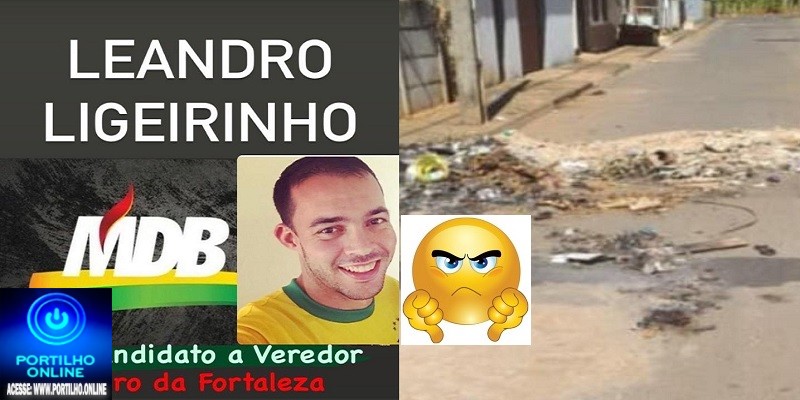 📢Cruzeiro da Fortaleza-MG:👉❓🤢🤮👿🤧🤫👎👎👎Pré candidato ” espalha lixo” Não jogue seu voto ” no lixo”!!!