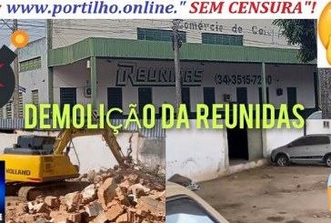 👉REUNIDAS SENDO DEMOLIDA!!!🤔❓❔😱💸🛒🛒🛒🛒Após 43 anos de operação, a empresa Reunidas Comércio De Café E Cereais está sendo demolida  para dar lugar à rede de supermercados Villefort