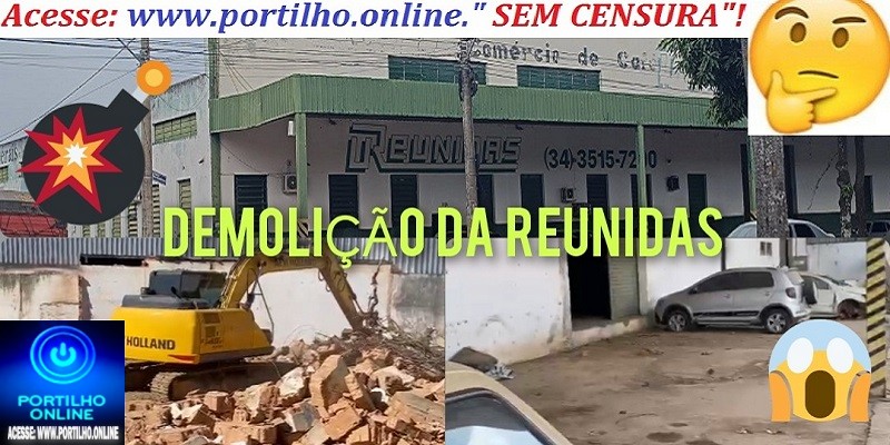 👉REUNIDAS SENDO DEMOLIDA!!!🤔❓❔😱💸🛒🛒🛒🛒Após 43 anos de operação, a empresa Reunidas Comércio De Café E Cereais está sendo demolida  para dar lugar à rede de supermercados Villefort