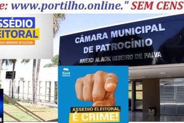 👉ASSÉDIO ELEITORAL É CRIME! ❓🔍😡👿😱🤔⚖🤫🤡🚓👺Oi, bom dia, Portilho!Tem como você postar sobre os vereadores e candidatos que estão obrigando fazer reuniões