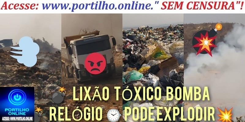 💣 LIXÃO TÓXICO BOMBA 💣 RELÓGIO ⌚ PODE EXPLODIR💥🔥🌪💨😱📢⚖🤔🤧😷🤮💨🌪*LIXÃO DE PATROCÍNIO CONTAMINA TODA A CIDADE.*