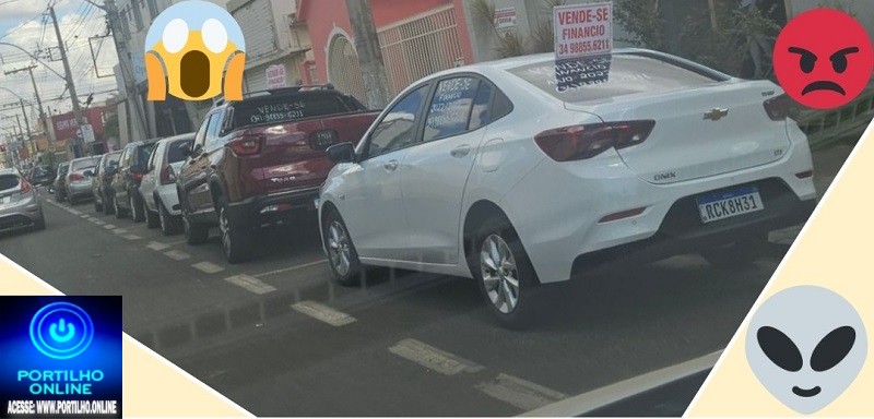 👉🚨👀📢❓❓🤔🚧🚏🛑🚦Cadê a SESTRAN???Portilho, olha pra isso. ” Garagem particular ocupam estacionamento 🅿 no centro da cidade.