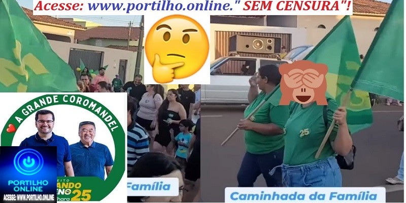 📢👊👉🤔🧐👎🕵️‍♀️🔍📌Coromandel: Prefeito tirano ou aliado da elite? Funcionários contratados são convocados para caminhada forçada