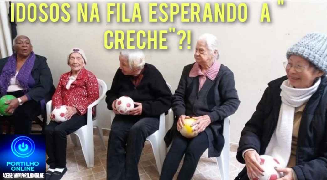 Idosos na fila:👉👀📢🤔✍❓👁🤔🤠🤡Creche para idosos: Um dia após a Lapada das urnas ⚱ 🗳