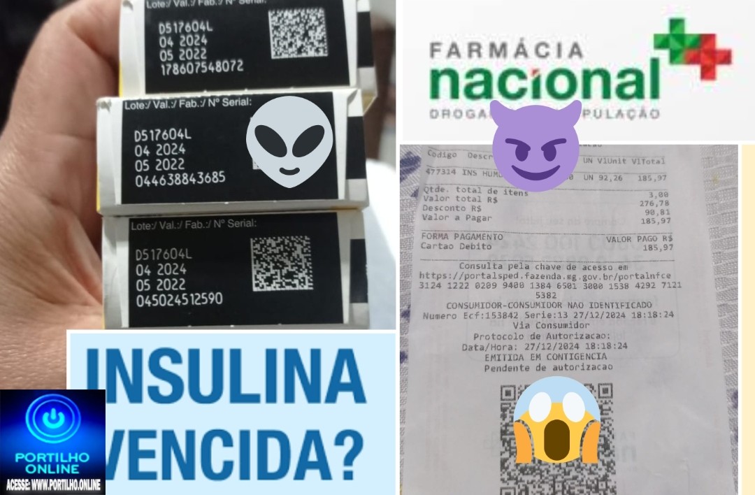 👉 Denúncias📢⁉🕵🔍🔎👎👿⚖👿👊🚔💉💉💉💉🔬Rede de farmácia Nacional vendendo insulina com 4 meses vencida