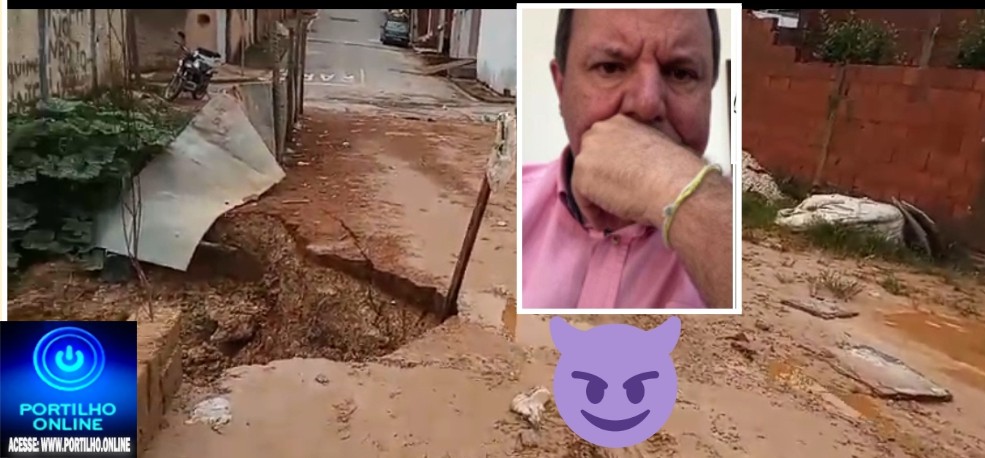 📢👉👿😡😠🤧🤢🤮👺🐁💸🐭📸💩Finada administração deixa moradores do bairro Manuel Nunes em meio a Lama