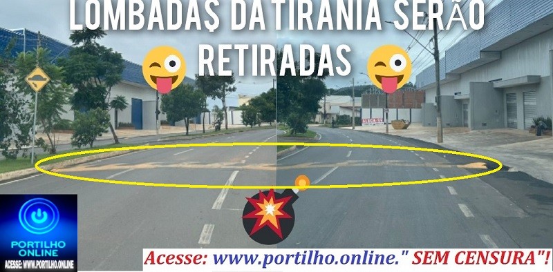 👉👊🚨🚧🚦❓🚏✍A$ lombada$% em frente aos$% barracões do ex-prefeito tirano $erão retirado$ na ” marra”