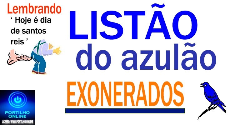 👉EXTRA!!! LISTÃO DAS EXONERAÇÕES 📢😡😱🔍🕵🔎❓🤔🙄🔐✂👀👁O listão azul de Santo Reis ultrapassa mais de 100 nomes da antiga administração