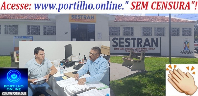 👉📢👏🔍🕵🔎🚨🚔🚓👀🗣👍Serra do Salitre: SESTRAN Recebe a Visita do Secretário de Segurança de Serra do Salitre RICARDO SANTOS