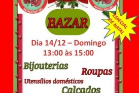 👉📢👏👘🧥👖👗👚👕🧦👢👜👓👟👞BAZAR BENEFICENTE!!! Neste domingo dia, 14/12/2025 das 13: 00 ás 15:00 no CLUBE DÁS ROMÃS!!!