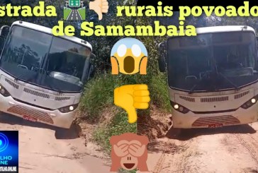👉🤔📢🛣️👎🏻😱🫣🚍🚌🚧Comunidade de Samambaia. Nem com trator   traçado. Ajuda aí Portilho 