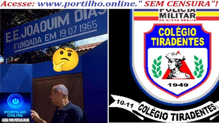 👉👀🤫📢🚔👨‍🎓👩‍🎓Escola Estadual Joaquim Dias terá ensino cívico-militar; professores demonstram insatisfação
