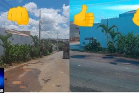 👉🏻🙌🏻👏🏻🤝🕳️🫵🏻🙏🏻Boa tarde Portilho !   Agradecimento…Depois que você postou o problema dos BURACOS ⛳ 🕳️ aqui na Alameda álamos foi resolvido . Segue as fotos