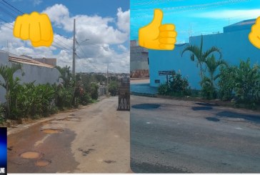 👉🏻🙌🏻👏🏻🤝🕳️🫵🏻🙏🏻Boa tarde Portilho !   Agradecimento…Depois que você postou o problema dos BURACOS ⛳ 🕳️ aqui na Alameda álamos foi resolvido . Segue as fotos