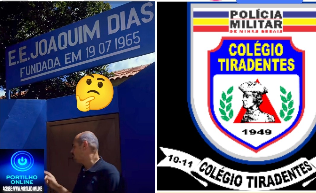 👉👀🤫📢🚔👨‍🎓👩‍🎓Escola Estadual Joaquim Dias terá ensino cívico-militar; professores demonstram insatisfação